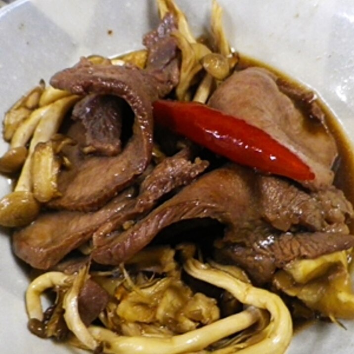 牛タンきのこの焼きびたし